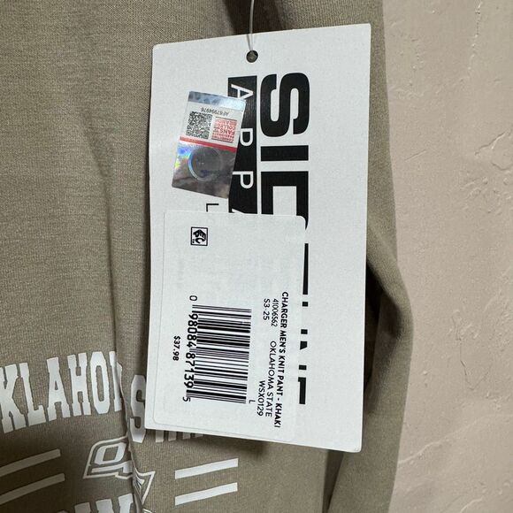 New Oklahoma State Cowboys Khaki Joggers - Picture 3 of 5